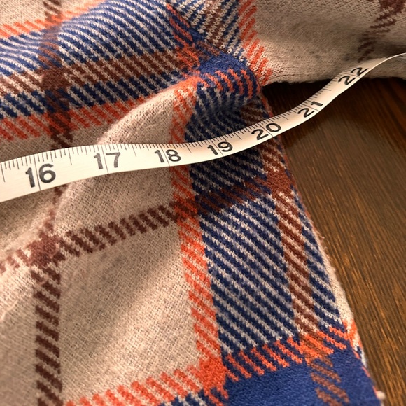 Christian Siriano Plaid Hooded Jacket - Purple, Red, White womens size M - Picture 5 of 6